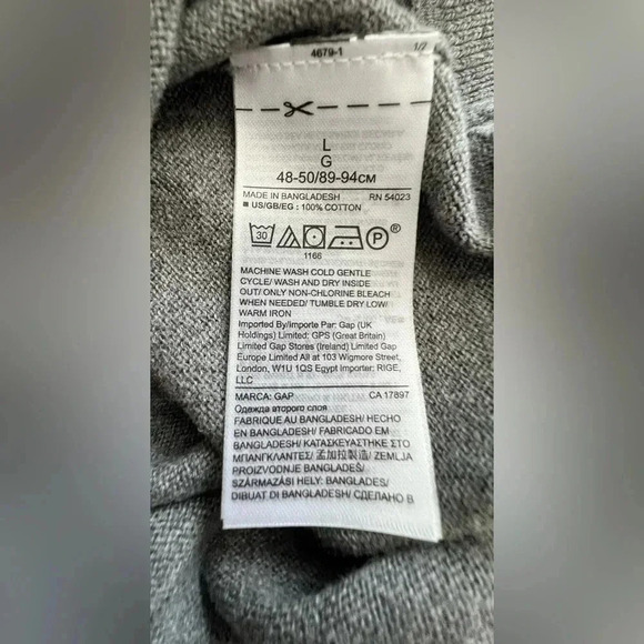 GAP | GAP FOR GOOD mens pullover sweater. Size: L. - Picture 9 of 10